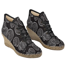 Load image into Gallery viewer, Log Rings - Ladies Wedge Espadrilles