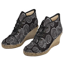 Load image into Gallery viewer, Log Rings - Ladies Wedge Espadrilles