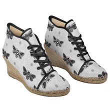 Load image into Gallery viewer, Shadow Moth - Ladies Wedge Espadrilles