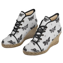 Load image into Gallery viewer, Shadow Moth - Ladies Wedge Espadrilles