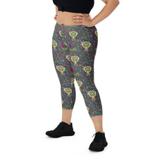 Load image into Gallery viewer, Rainbow Roar - Capri Leggings