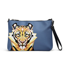 Load image into Gallery viewer, Tiger on Blue - Crossbody bag
