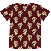 Load image into Gallery viewer, Tiger Maroon - Kids crew neck t-shirt