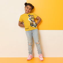 Load image into Gallery viewer, Tiger Pride - AOP Team Yellow - Kids crew neck t-shirt