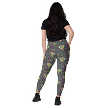 Load image into Gallery viewer, Rainbow Roar - Leggings with pockets - Regular and Plus Size