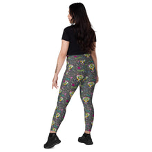 Load image into Gallery viewer, Rainbow Roar - Leggings with pockets - Regular and Plus Size