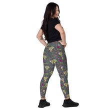Load image into Gallery viewer, Rainbow Roar - Leggings with pockets - Regular and Plus Size