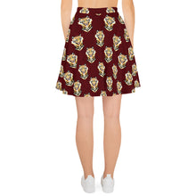 Load image into Gallery viewer, Tiger Maroon - Skater Skirt