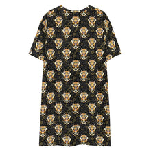 Load image into Gallery viewer, Tiger in the Garden - T-shirt dress