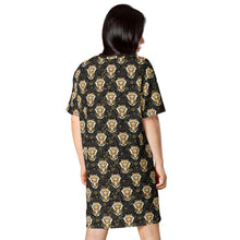 Load image into Gallery viewer, Tiger in the Garden - T-shirt dress