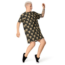 Load image into Gallery viewer, Tiger in the Garden - T-shirt dress