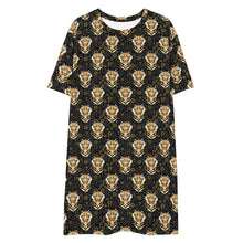Load image into Gallery viewer, Tiger in the Garden - T-shirt dress