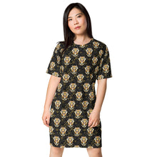 Load image into Gallery viewer, Tiger in the Garden - T-shirt dress