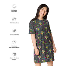 Load image into Gallery viewer, Rainbow Roar - T-shirt dress