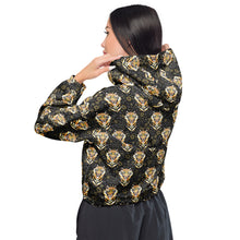 Load image into Gallery viewer, Tigers in the Garden - Women’s cropped windbreaker