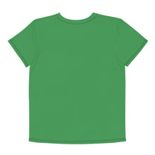 Load image into Gallery viewer, Tiger Pride - AOP Team Green - Youth crew neck t-shirt