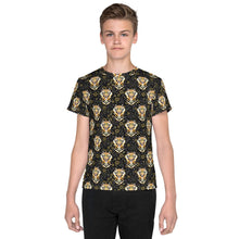 Load image into Gallery viewer, Tigers in the Garden - Youth crew neck t-shirt