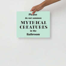 Load image into Gallery viewer, Do not Summon Mythical Beasts - Poster