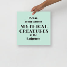 Load image into Gallery viewer, Do not Summon Mythical Beasts - Poster
