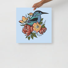 Load image into Gallery viewer, Hummingbird Blue - Poster