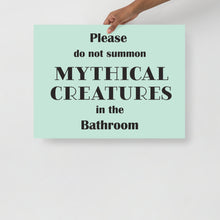 Load image into Gallery viewer, Do not Summon Mythical Beasts - Poster