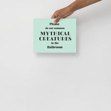 Load image into Gallery viewer, Do not Summon Mythical Beasts - Poster