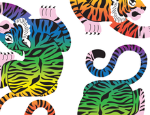 Load image into Gallery viewer, Prismatic Tiger - Bodycon dress