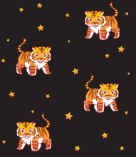 Load image into Gallery viewer, Star Tiger - long sleeve midi dress