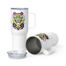 Load image into Gallery viewer, Tiger Proud- Rainbow - Travel mug with a handle