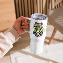 Load image into Gallery viewer, Tiger Proud- Rainbow - Travel mug with a handle
