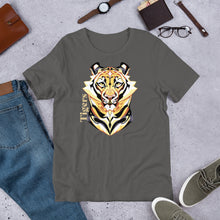 Load image into Gallery viewer, Tigers (full face) - Unisex t-shirt - Color Options