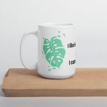 Load image into Gallery viewer, I Like Big Plants - White glossy mug