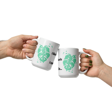 Load image into Gallery viewer, I Like Big Plants - White glossy mug