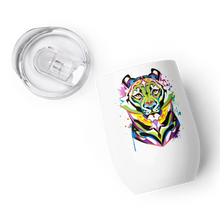 Load image into Gallery viewer, Graffiti Tiger mom - Wine tumbler
