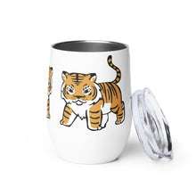 Load image into Gallery viewer, Let's Go (tiny) Tigers - Wine tumbler