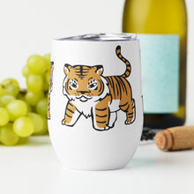 Load image into Gallery viewer, Let's Go (tiny) Tigers - Wine tumbler