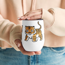 Load image into Gallery viewer, Let's Go (tiny) Tigers - Wine tumbler