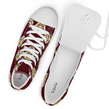 Load image into Gallery viewer, Tigers - Women’s high top canvas shoes