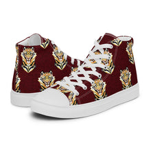 Load image into Gallery viewer, Tigers - Women’s high top canvas shoes