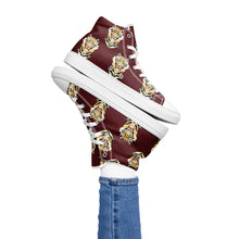 Load image into Gallery viewer, Tigers - Women’s high top canvas shoes