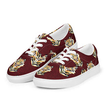 Load image into Gallery viewer, Tigers - Women’s lace-up canvas shoes