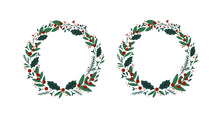 Load image into Gallery viewer, Holly Wreath Tittoo - Temporary Nipple Tattoo Set