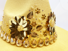 Load image into Gallery viewer, Shades of Gold - Art Fedora