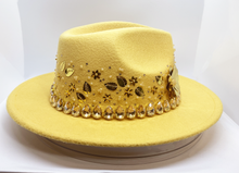 Load image into Gallery viewer, Shades of Gold - Art Fedora