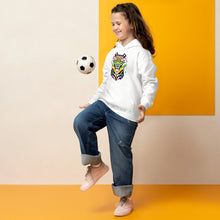 Load image into Gallery viewer, Rainbow Roar - Youth heavy blend hoodie