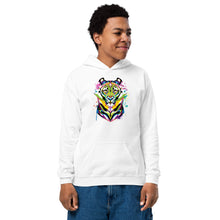 Load image into Gallery viewer, Rainbow Roar - Youth heavy blend hoodie