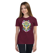 Load image into Gallery viewer, Rainbow Roar - Youth Short Sleeve T-Shirt