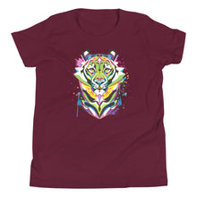 Load image into Gallery viewer, Rainbow Roar - Youth Short Sleeve T-Shirt