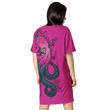 Load image into Gallery viewer, Pink Octopus - APO T-shirt dress