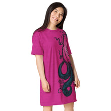 Load image into Gallery viewer, Pink Octopus - APO T-shirt dress